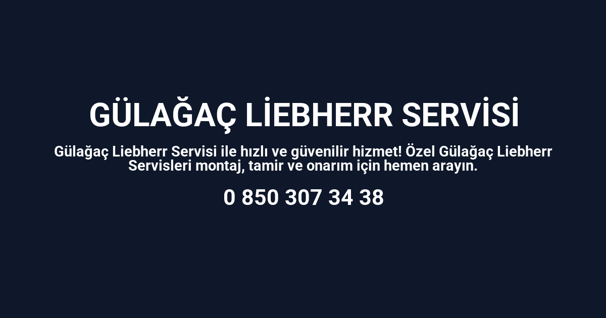 Gülağaç Liebherr Servisi